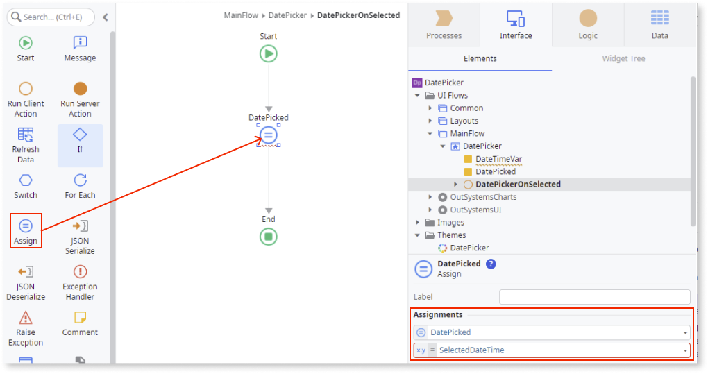 Outsystems Calendar Widget - KibrisPDR