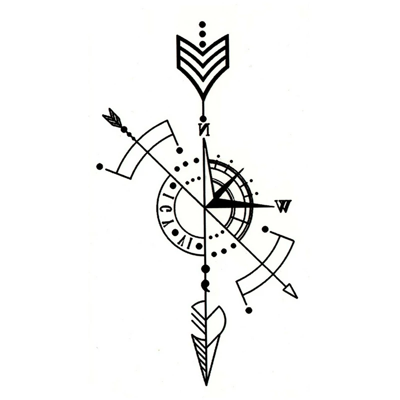 Detail Tattoo Geometrisch Nomer 7