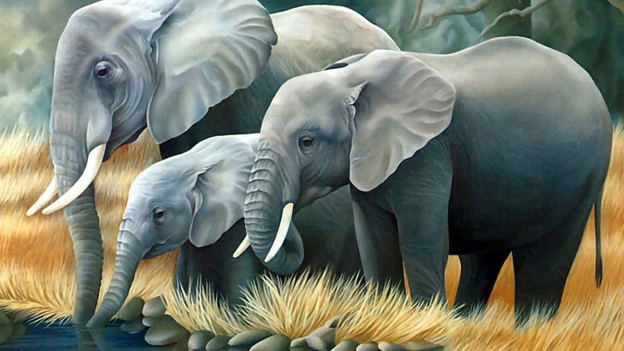 Detail Elephant Background Nomer 17