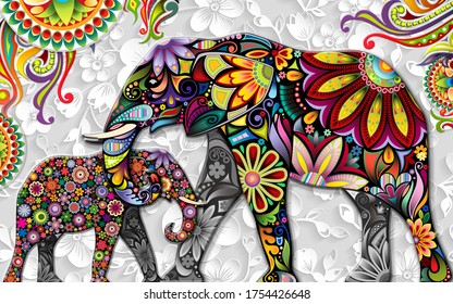 Detail Elephant Background Images Nomer 26