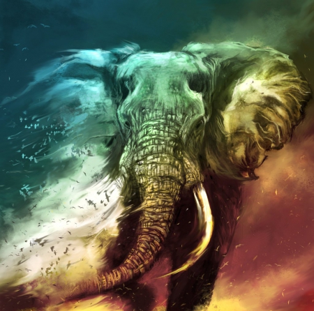 Detail Elephant Background Images Nomer 54