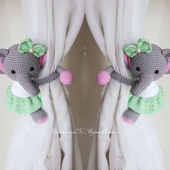 Detail Elephant Curtain Tie Backs Nomer 3