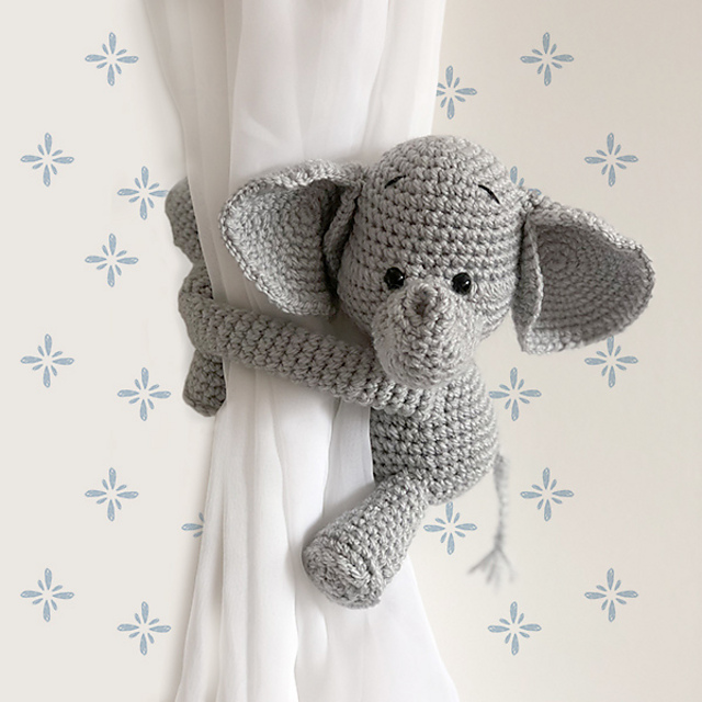 Detail Elephant Curtain Tie Backs Nomer 9