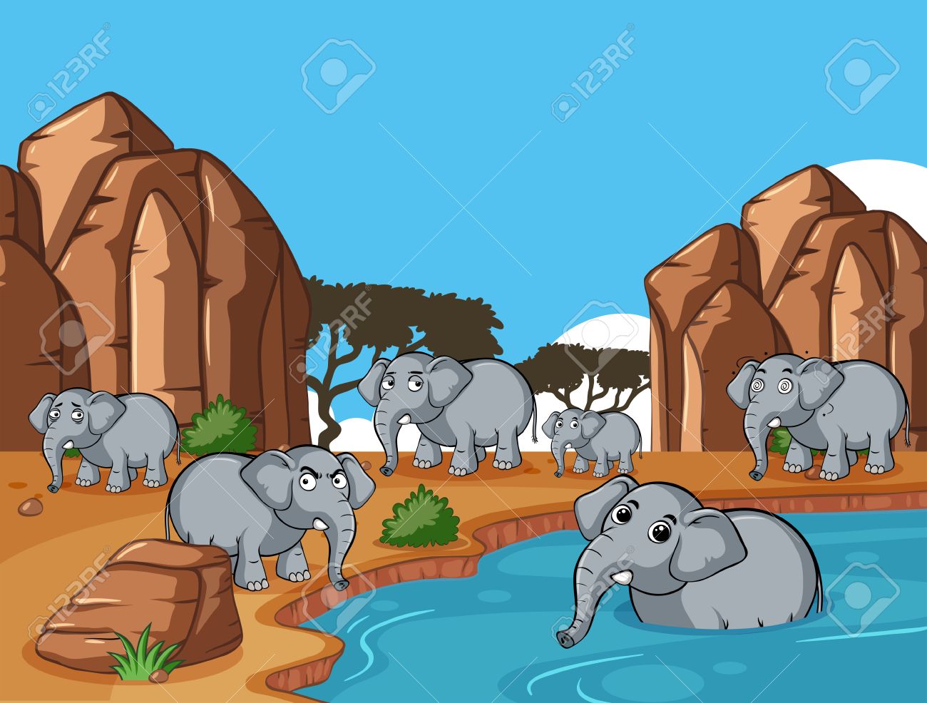 Detail Elephants Clipart Nomer 26