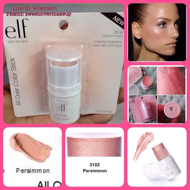 Detail Elf All Over Color Stick Persimmon Nomer 22