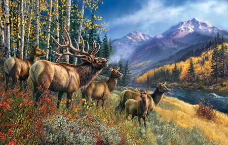 Detail Elk Backgrounds Nomer 27