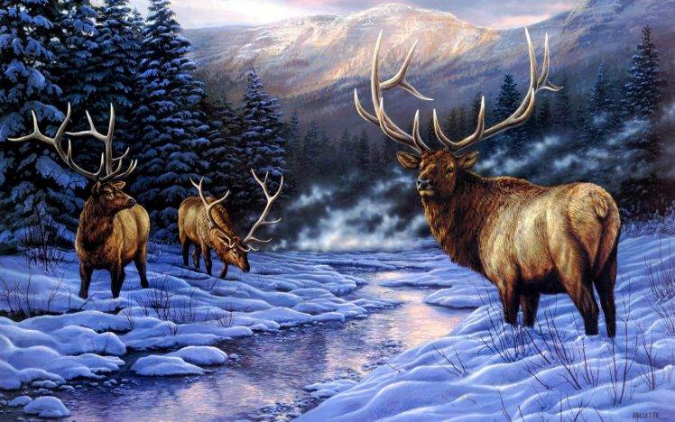 Detail Elk Backgrounds Nomer 9