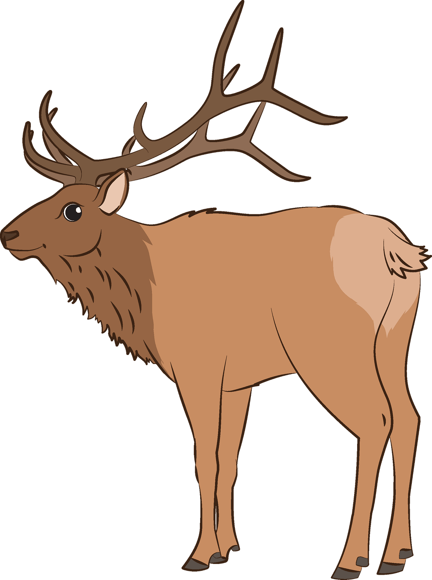 Detail Elk No Background Nomer 45