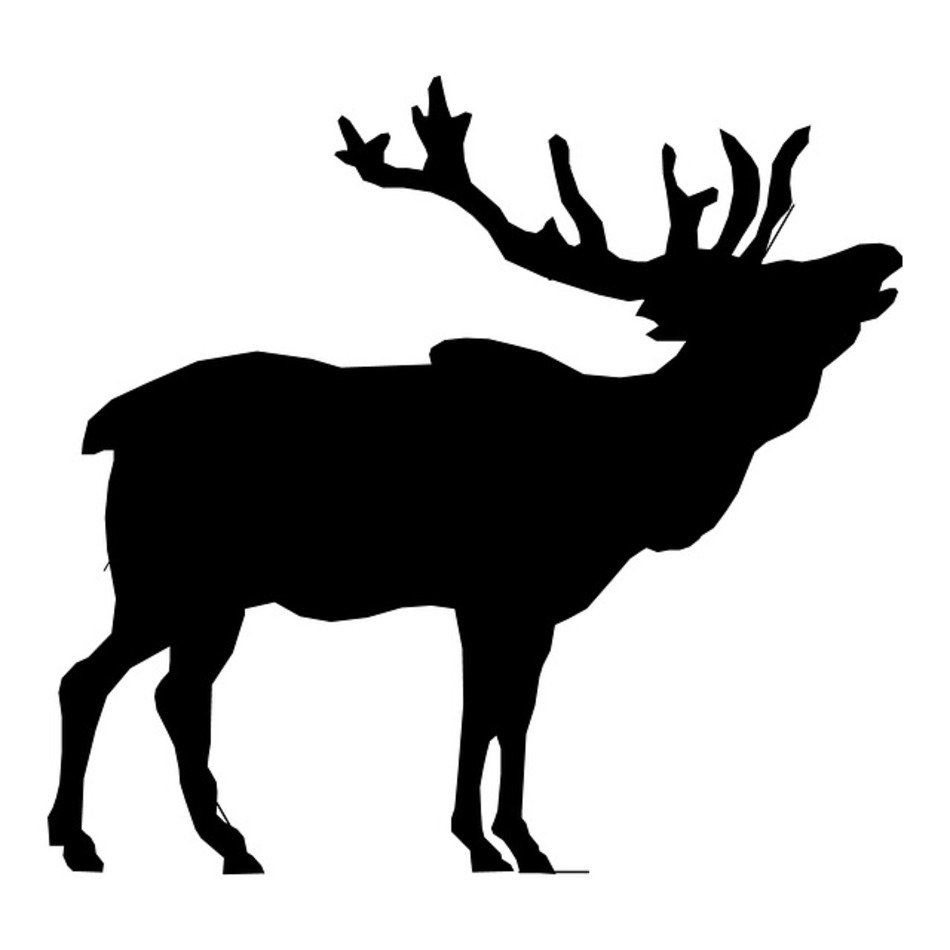 Detail Elk Silhouette Clip Art Nomer 18