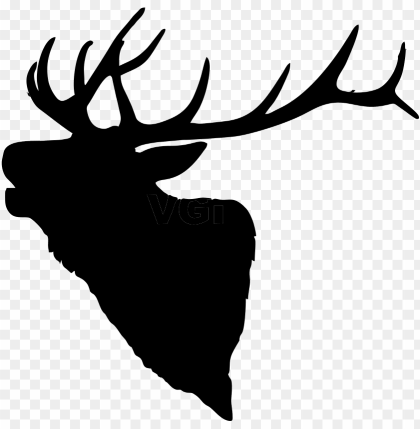 Detail Elk Silhouette Clip Art Nomer 20