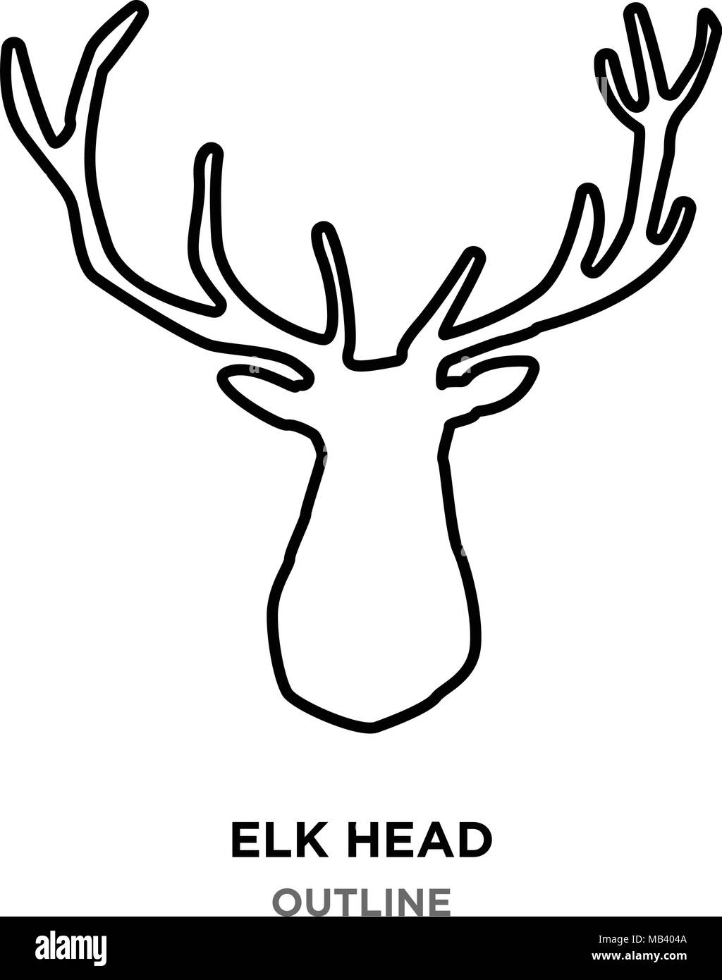 Detail Elk Skull Vector Nomer 39