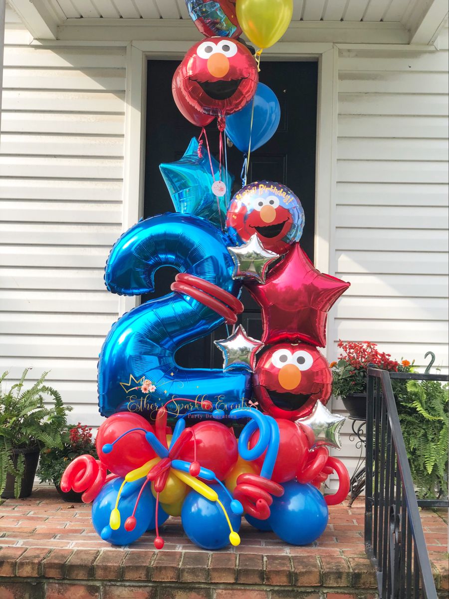 Elmo Balloon Bouquet - KibrisPDR