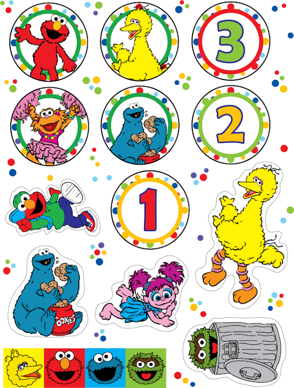 Detail Elmo Birthday Banner Printable Nomer 16