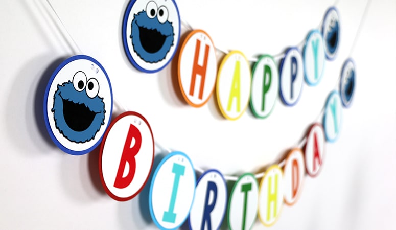 Detail Elmo Birthday Banner Printable Nomer 45