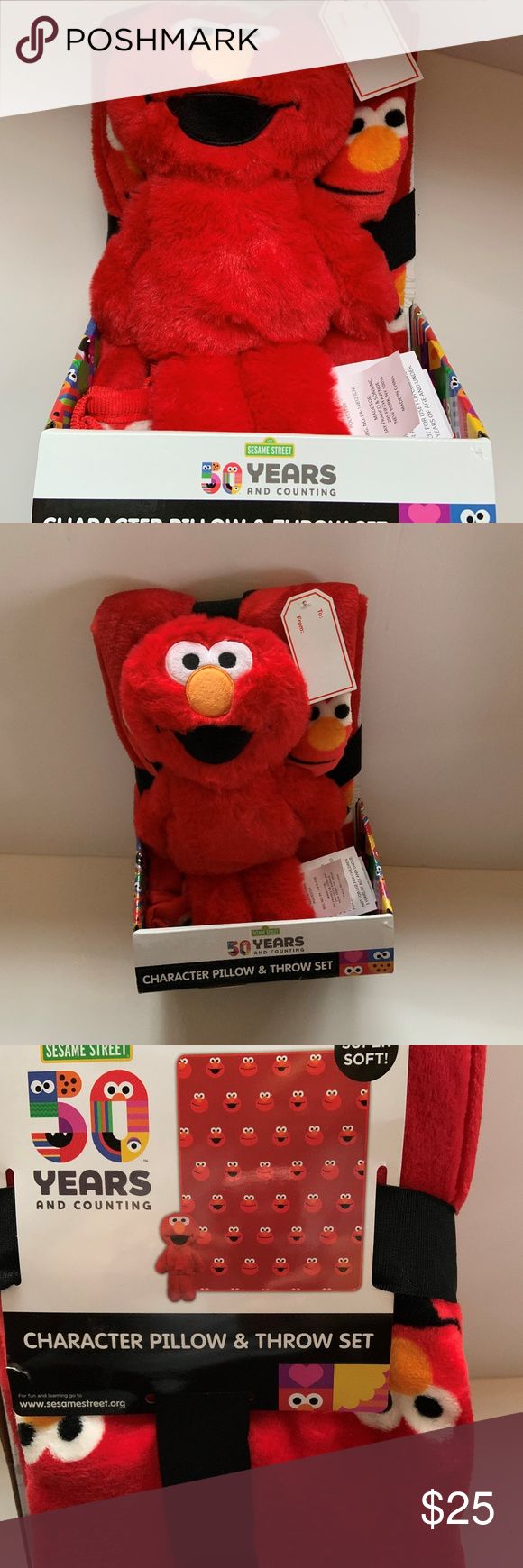 Detail Elmo Blanket And Pillow Nomer 42