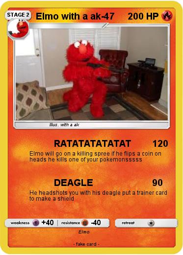 Detail Elmo Came With That Ak 47 Nomer 26