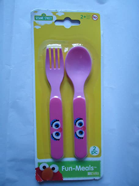 Detail Elmo Fork And Spoon Nomer 16