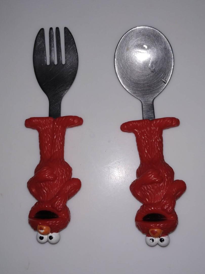 Detail Elmo Fork And Spoon Nomer 20