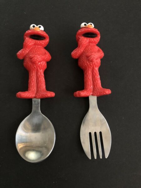 Detail Elmo Fork And Spoon Nomer 24