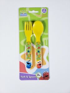 Detail Elmo Fork And Spoon Nomer 4