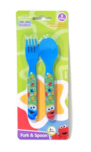 Detail Elmo Fork And Spoon Nomer 29