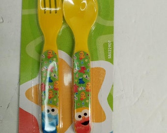 Detail Elmo Fork And Spoon Nomer 35