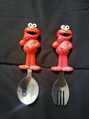 Detail Elmo Fork And Spoon Nomer 37