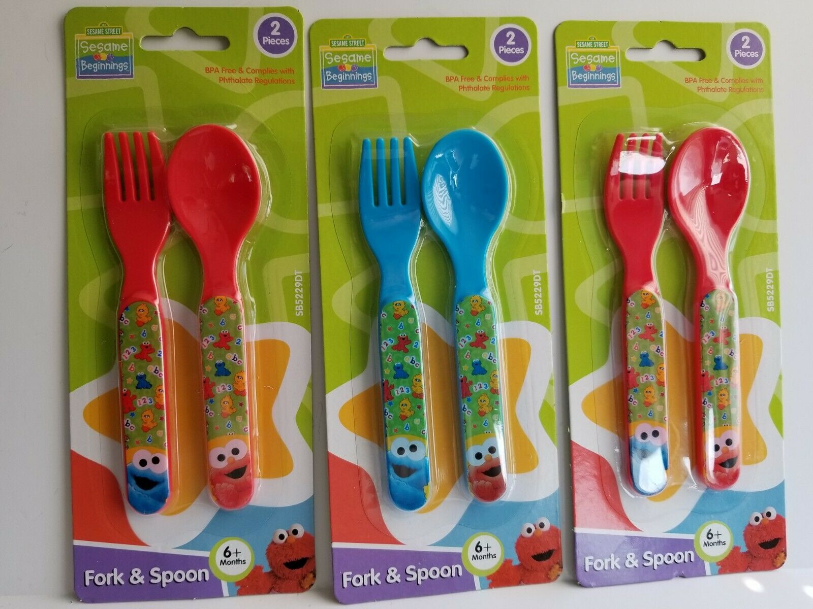 Detail Elmo Fork And Spoon Nomer 48