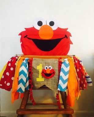 Elmo High Chair Banner - KibrisPDR