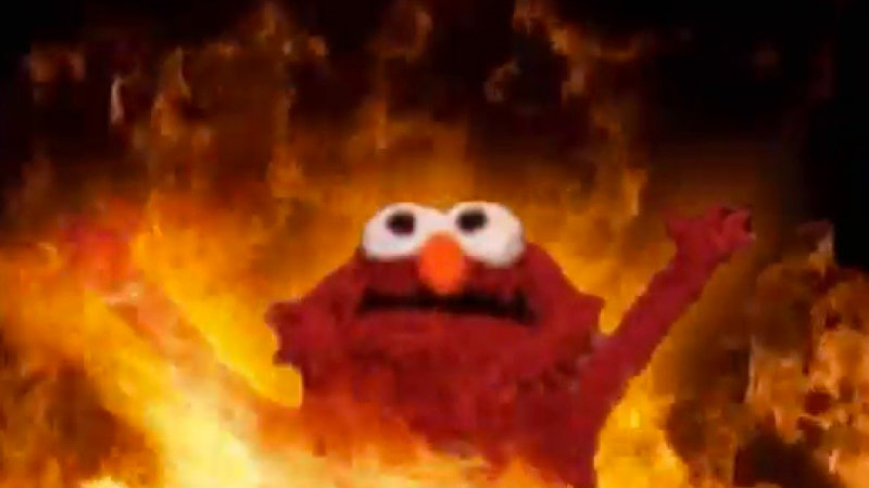Elmo On Fire Meme - KibrisPDR