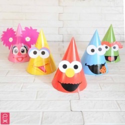 Detail Elmo Party Hats Nomer 47