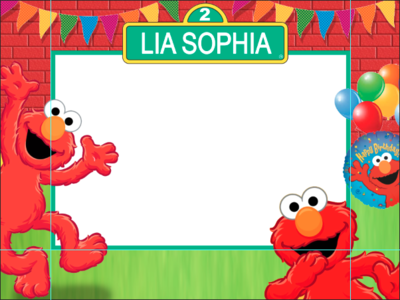 Detail Elmo Photo Booth Frame Nomer 54