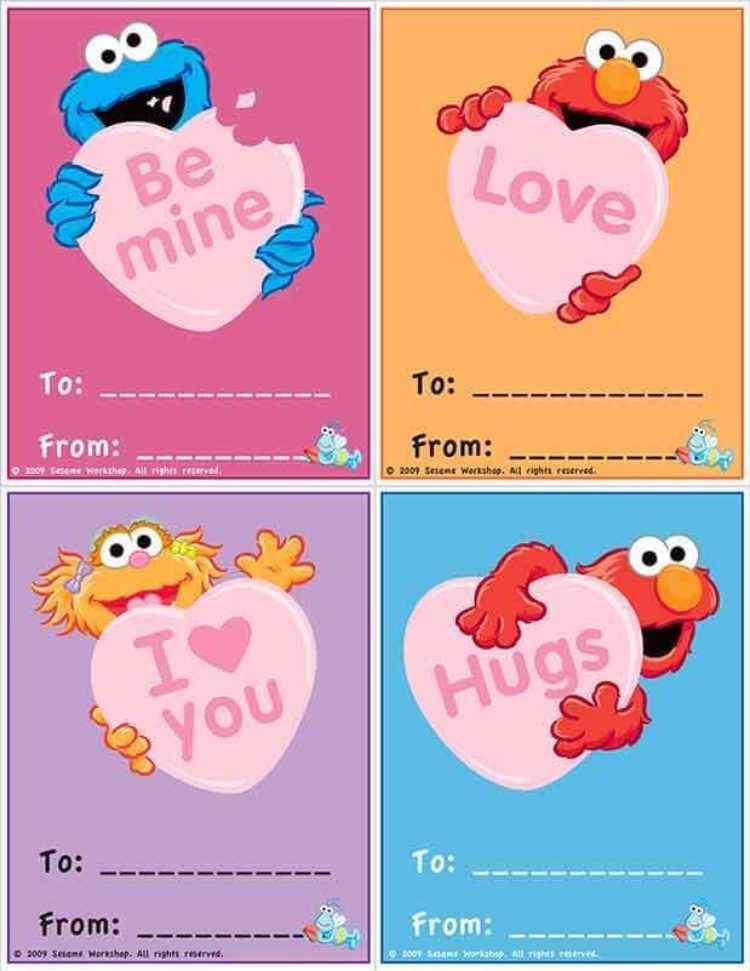 Elmo Valentines Day Cards - KibrisPDR