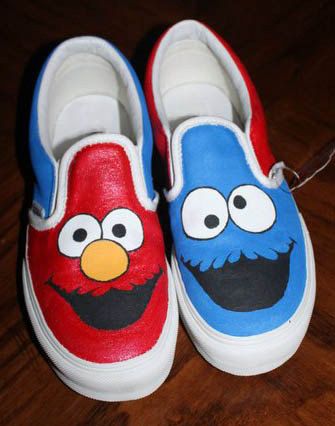 Detail Elmo Vans Shoes Nomer 21