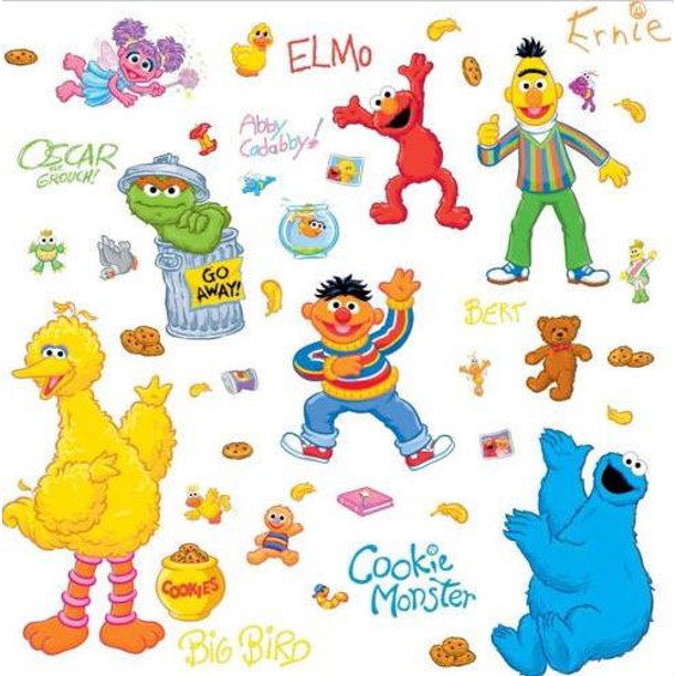 Detail Elmo Wall Stickers Nomer 3