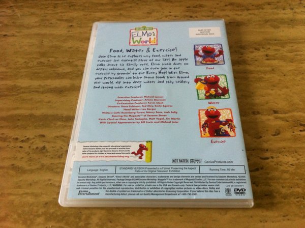 Detail Elmo World Food Water Exercise Dvd Nomer 22