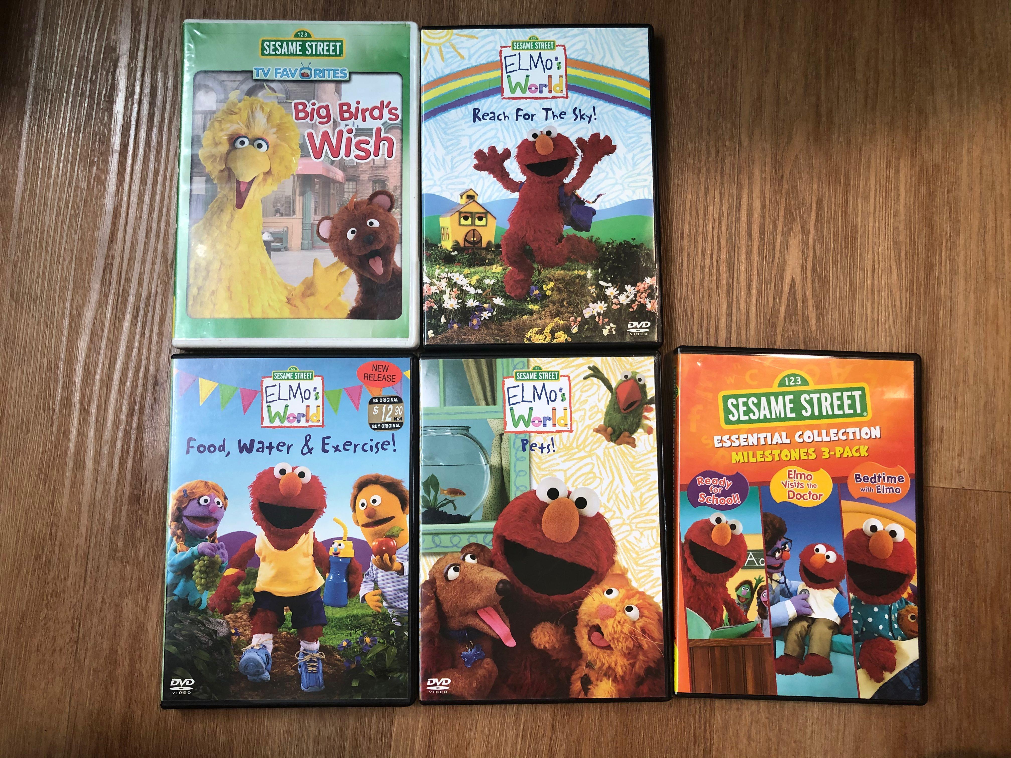 Detail Elmo World Food Water Exercise Dvd Nomer 44