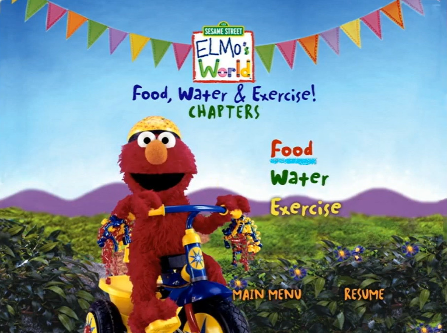 Detail Elmo World Food Water Exercise Dvd Nomer 50