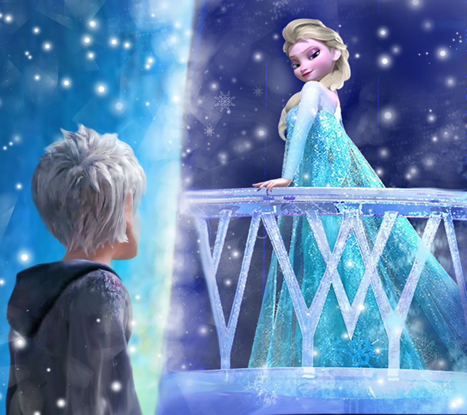 Detail Elsa Frozen And Jack Frost Nomer 46