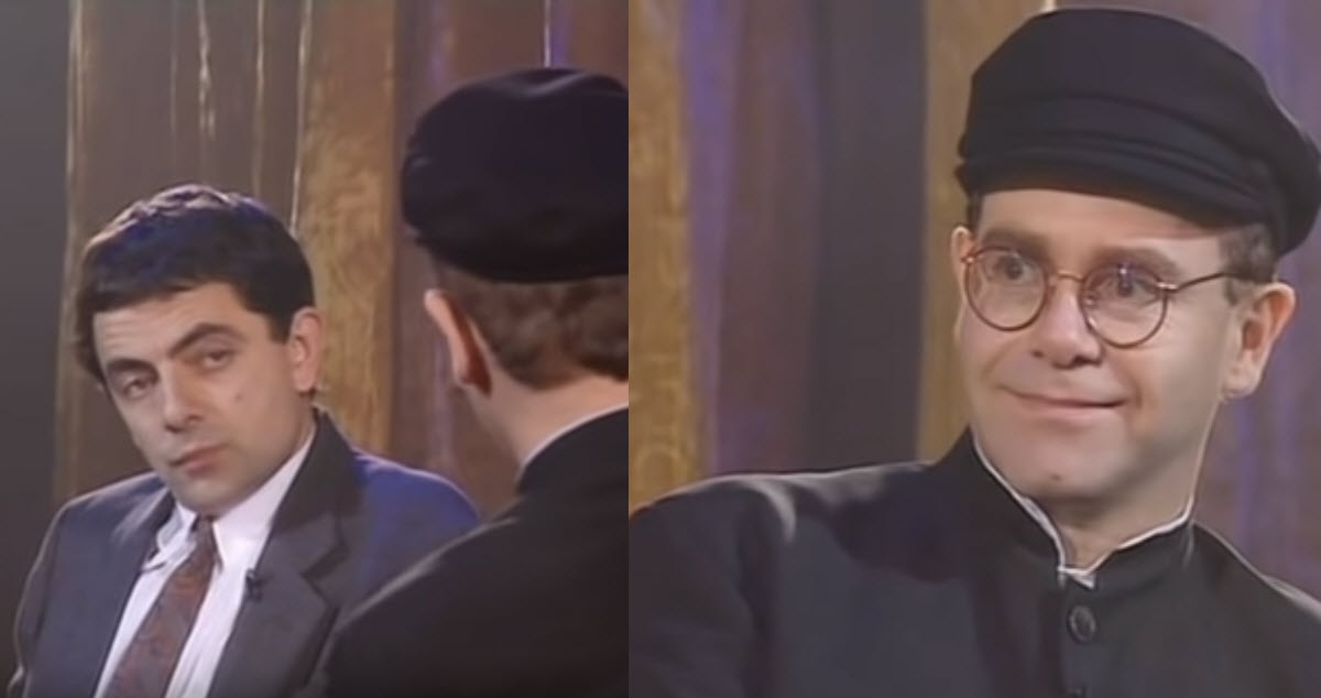 Detail Elton John Rowan Atkinson Nomer 6