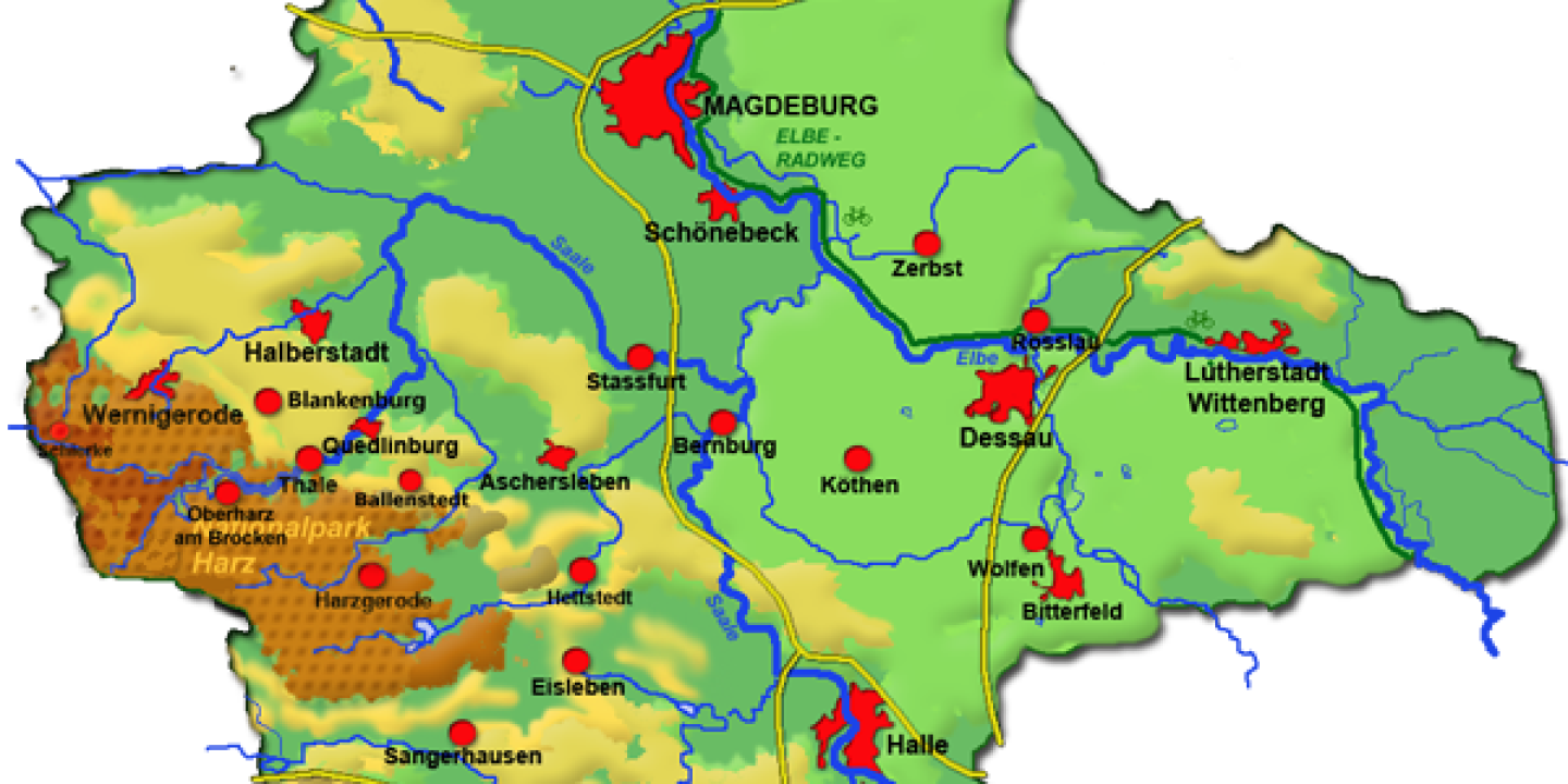 Detail Landkarte Sachsen Anhalt Nomer 7