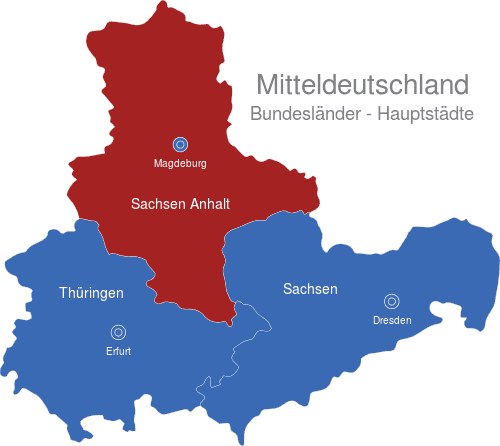 Detail Landkarte Sachsen Anhalt Nomer 8