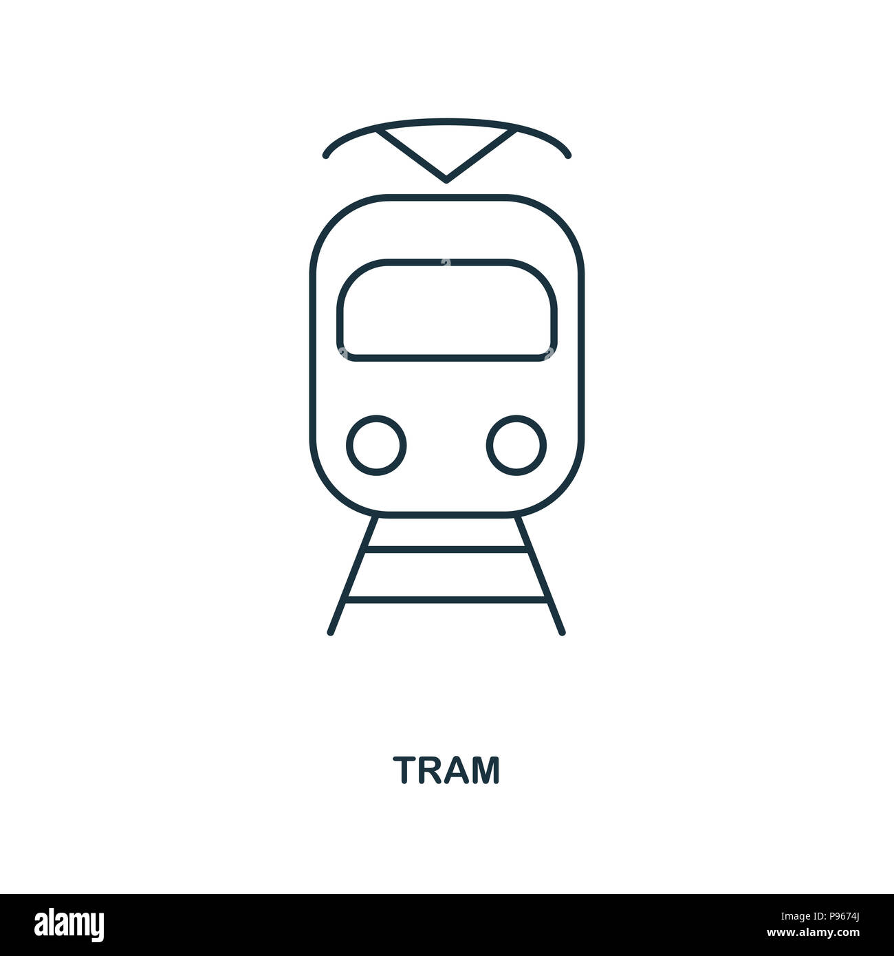 Detail Piktogramm Tram Nomer 5