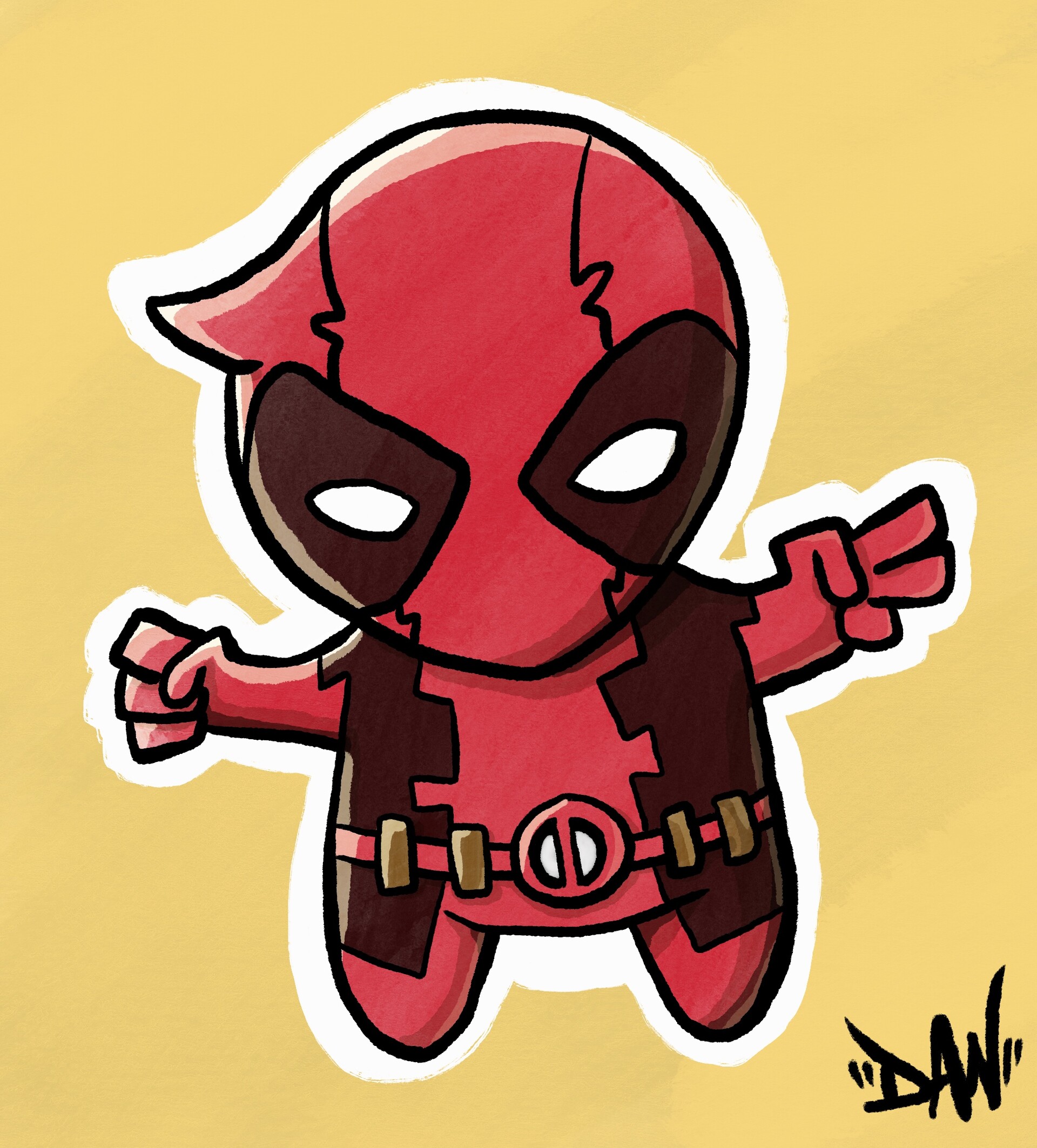 Detail Deadpool Chibi Nomer 25