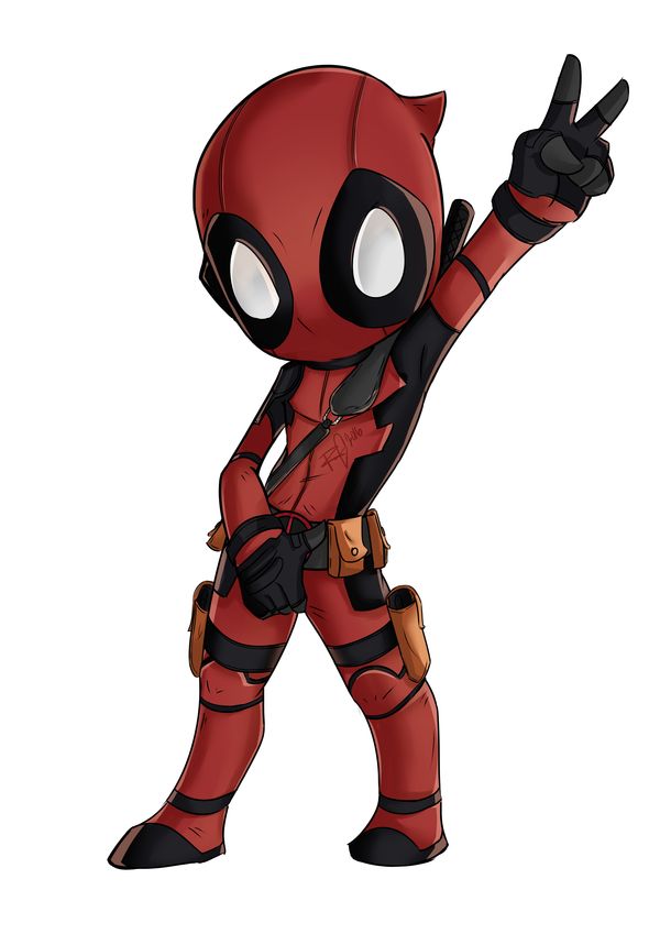 Detail Deadpool Chibi Nomer 6