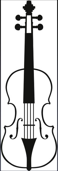 Detail Die Geige Beschriftung Nomer 8