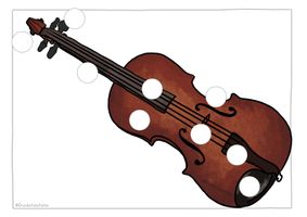 Detail Die Geige Beschriftung Nomer 13