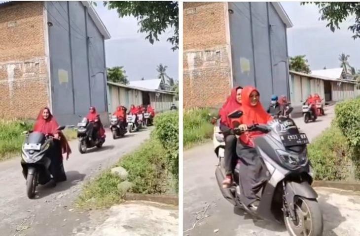 Detail Emak Emak Naik Vespa Gambar Lucu Emak Emak Naik Motor Nomer 17