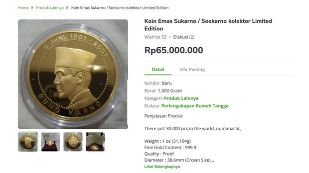 Detail Emas Gambar Soekarno Nomer 49