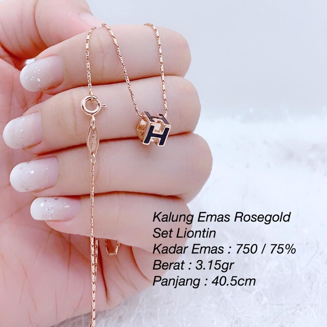 Detail Emas Rose Gold Nomer 51